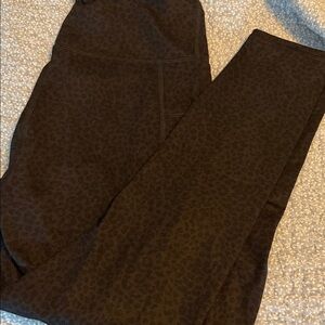 Maurices Black Leopard Print Leggings